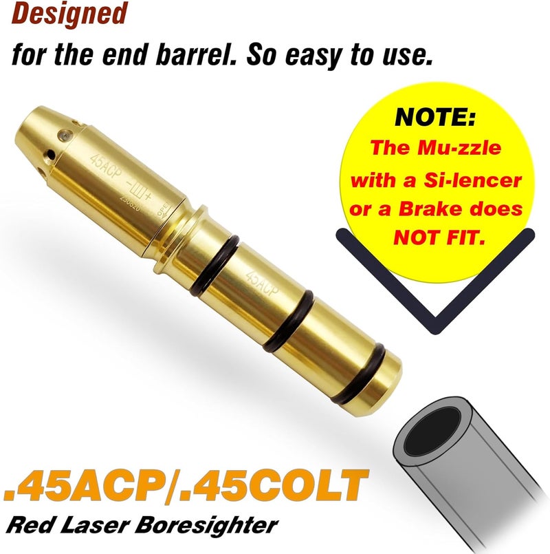 BOOLIT EYE Special Laser Boresighter End Barrel Laser Bore Sight Accurately and Easy to Fit Revolvers Pistols Rifle and Air Guns - Image 2